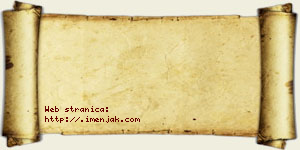 Andrijana Aksentijević vizit kartica